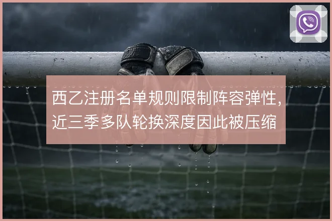 西乙注册名单规则限制阵容弹性，近三季多队轮换深度因此被压缩